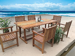 菠萝格户外桌椅