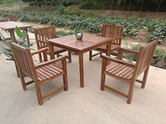 菠萝格休闲桌椅