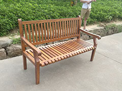 菠萝格户外公园椅