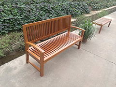 Indonesian Merbau wooden Garden Bench Flat Pack - 1.5m