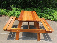 Outdoor funithure  Rectangular Garden Table  & Chairs  1.5m