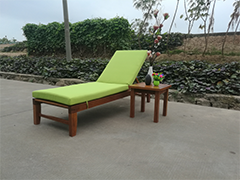  Reclining lounger wooden gardens chair